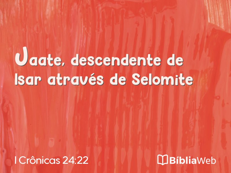 I Crônicas 24:22 em imagem para compartilhar