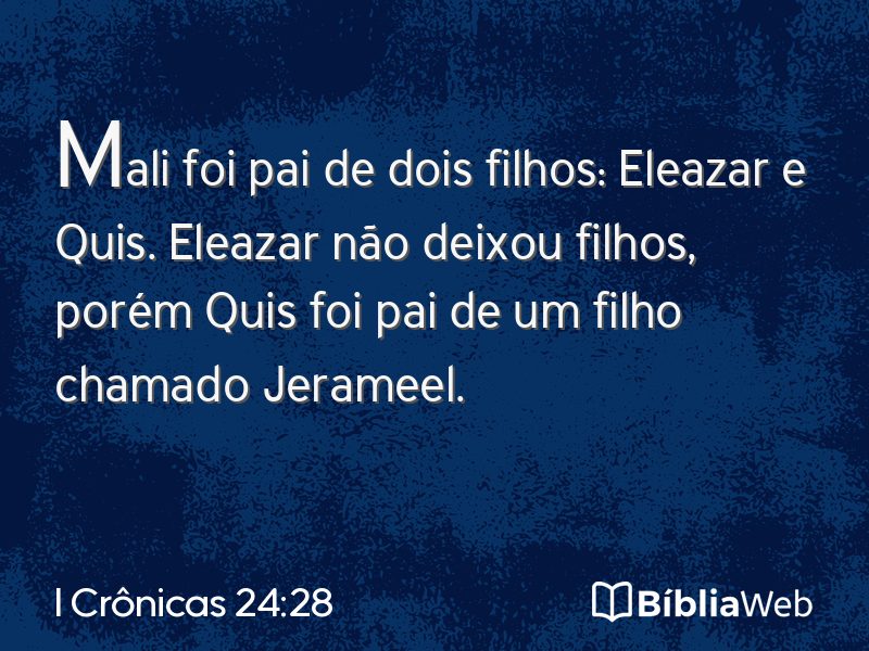 I Crônicas 24:28 em imagem para compartilhar