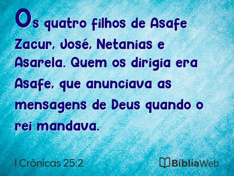 I Crônicas 25:2 em imagem para compartilhar