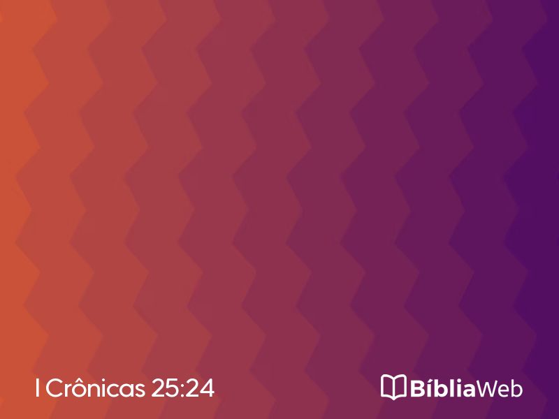 I Crônicas 25:24 em imagem para compartilhar