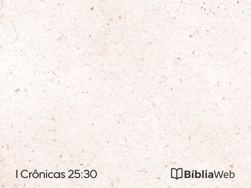 I Crônicas 25:30 em imagem para compartilhar