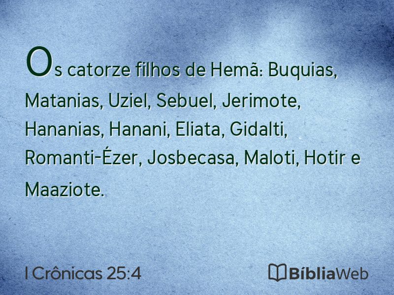 I Crônicas 25:4 em imagem para compartilhar