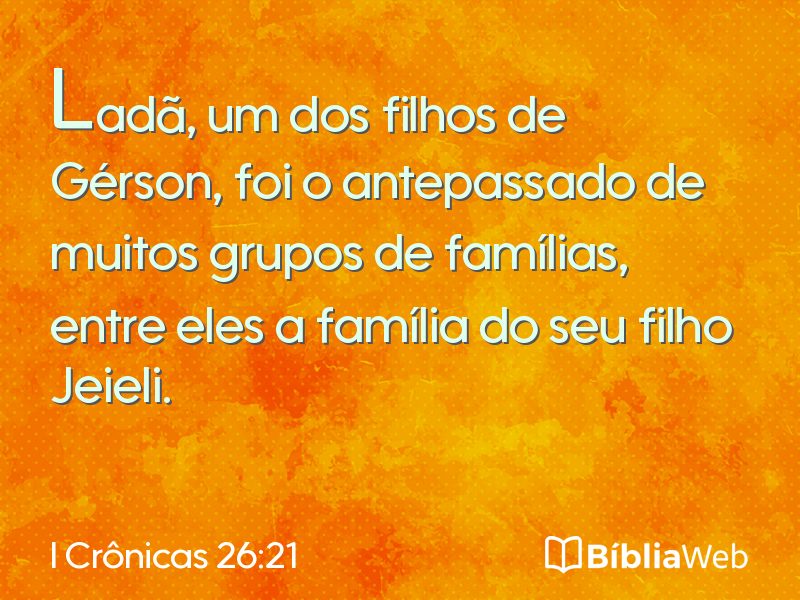 I Crônicas 26:21 em imagem para compartilhar