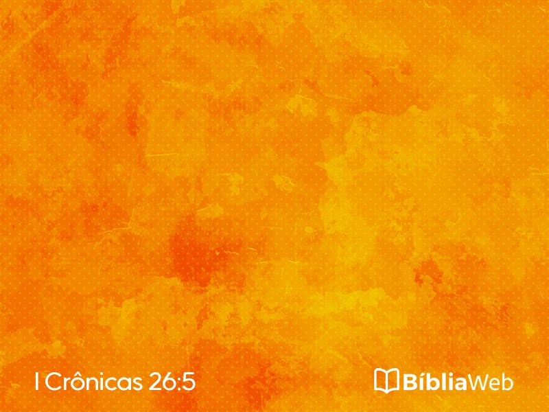 I Crônicas 26:5 em imagem para compartilhar