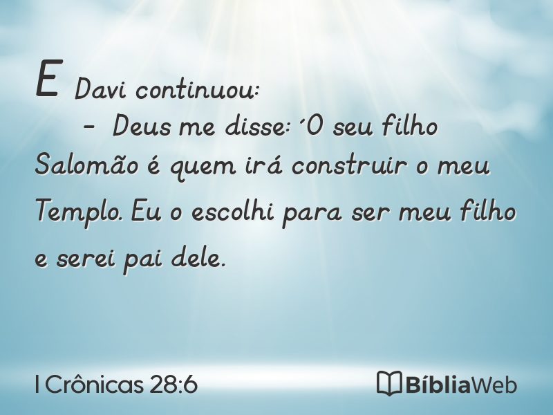 I Crônicas 28:6 em imagem para compartilhar