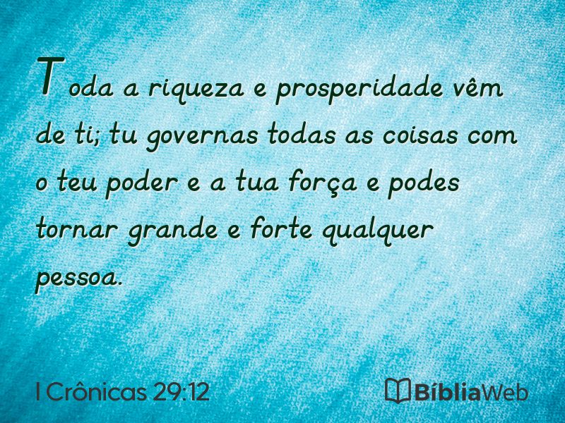 I Crônicas 29:12 em imagem para compartilhar