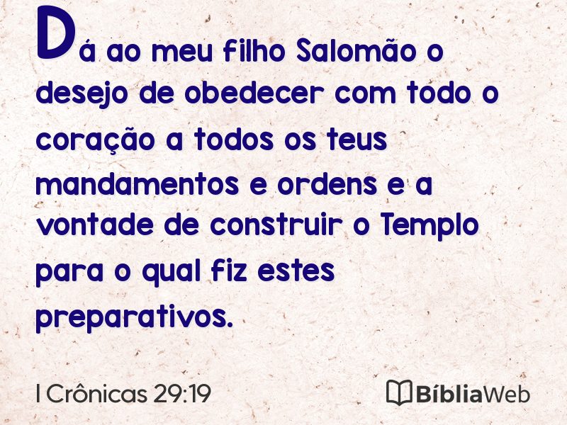 I Crônicas 29:19 em imagem para compartilhar