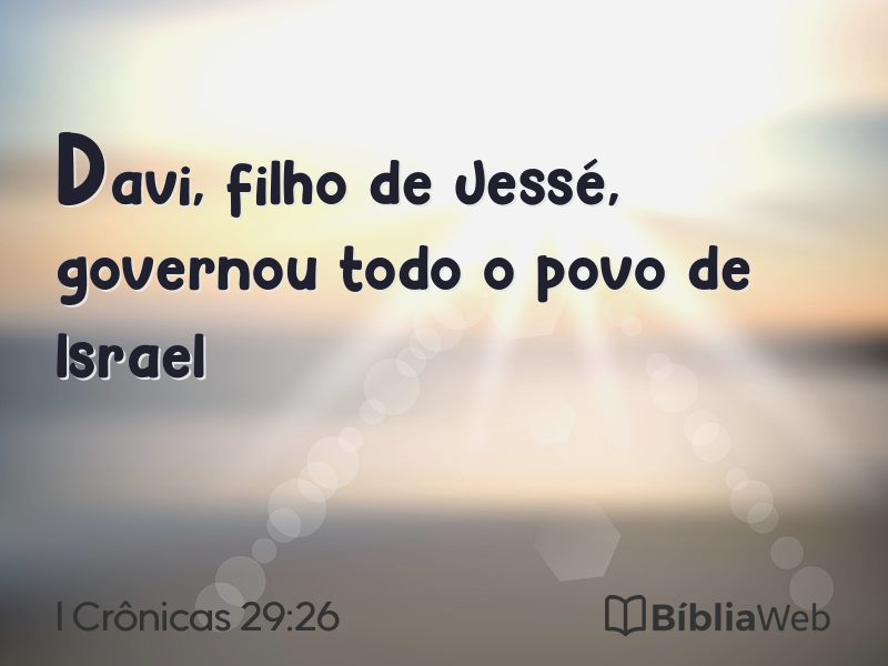 I Crônicas 29:26 em imagem para compartilhar