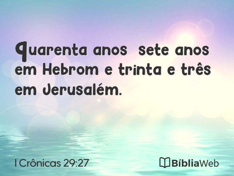 I Crônicas 29:27 em imagem para compartilhar