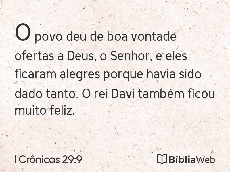 I Crônicas 29:9 em imagem para compartilhar