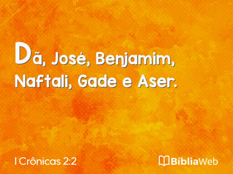 I Crônicas 2:2 em imagem para compartilhar