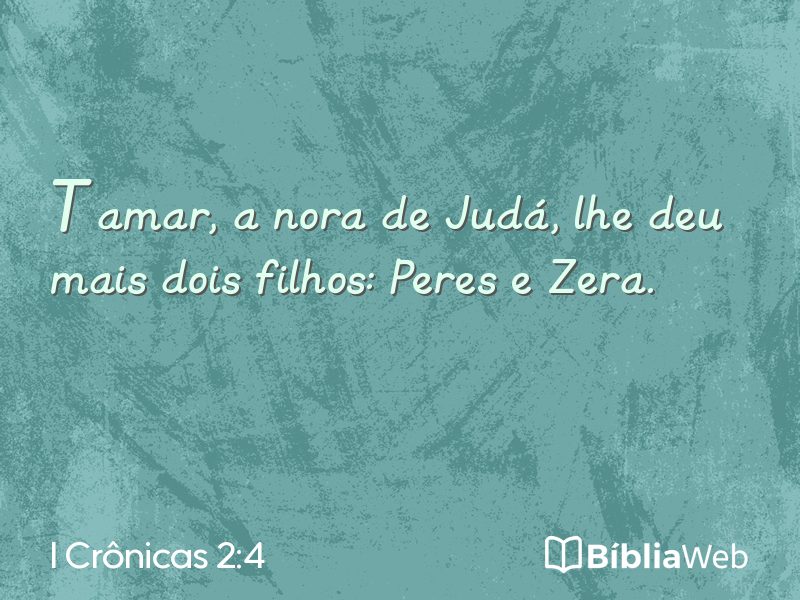 I Crônicas 2:4 em imagem para compartilhar
