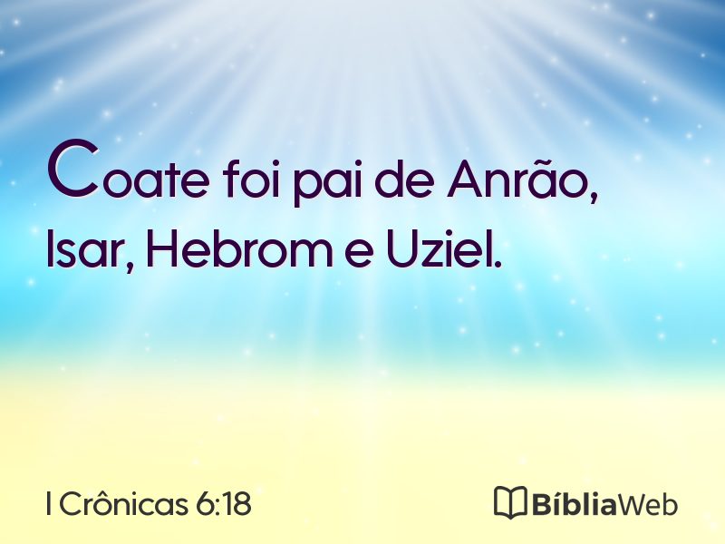 I Crônicas 6:18 em imagem para compartilhar