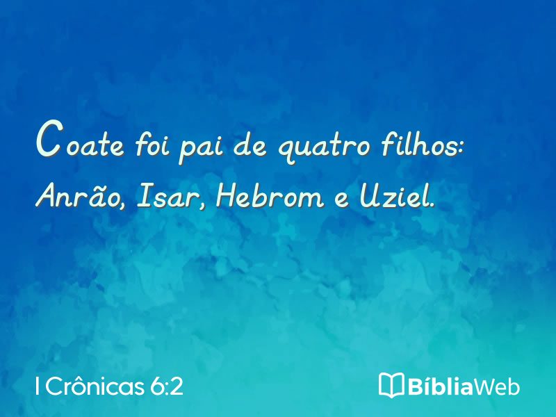 I Crônicas 6:2 em imagem para compartilhar