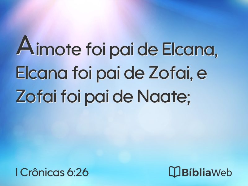 I Crônicas 6:26 em imagem para compartilhar