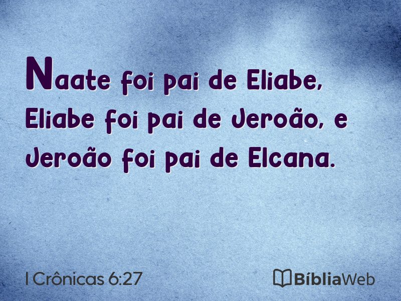 I Crônicas 6:27 em imagem para compartilhar