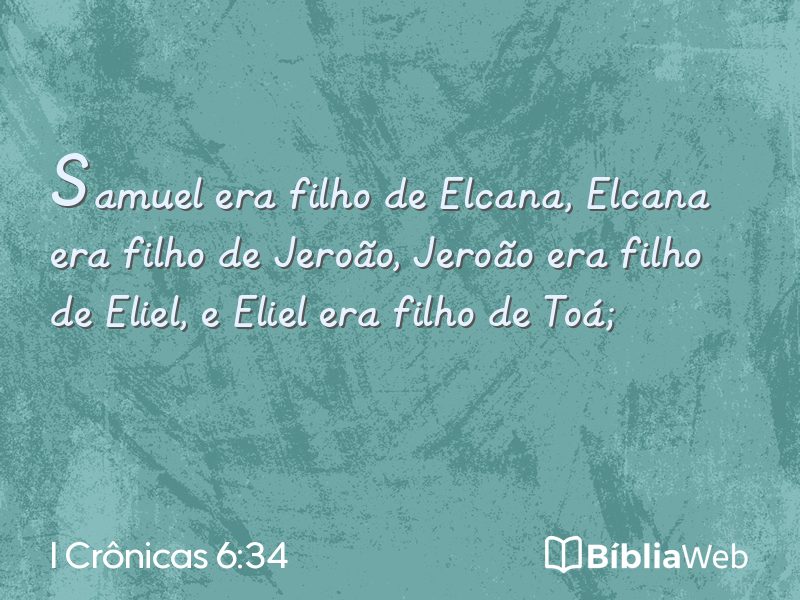 I Crônicas 6:34 em imagem para compartilhar