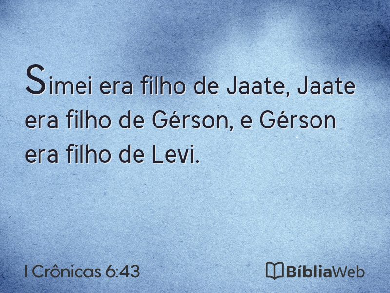 I Crônicas 6:43 em imagem para compartilhar