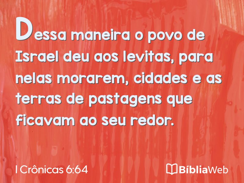 I Crônicas 6:64 em imagem para compartilhar