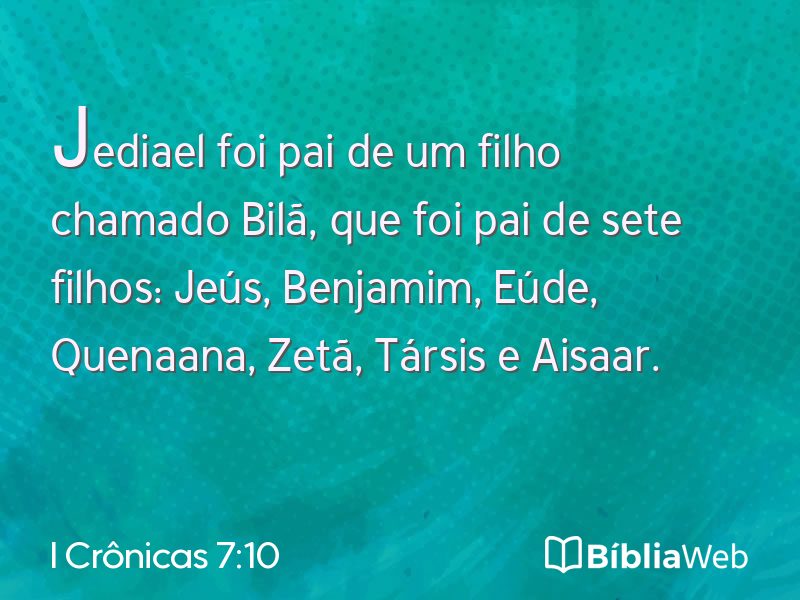 I Crônicas 7:10 em imagem para compartilhar