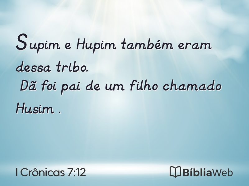 I Crônicas 7:12 em imagem para compartilhar