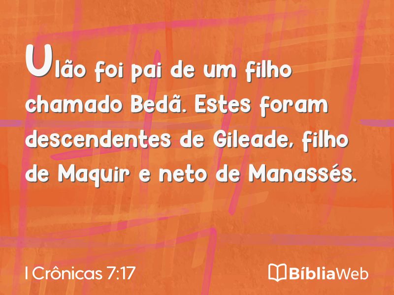 I Crônicas 7:17 em imagem para compartilhar