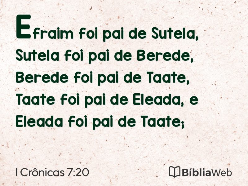 I Crônicas 7:20 em imagem para compartilhar