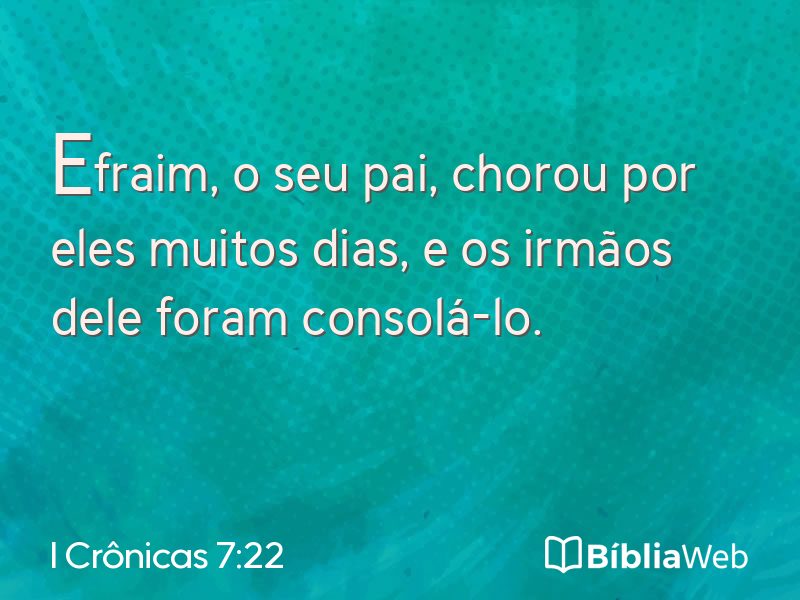 I Crônicas 7:22 em imagem para compartilhar