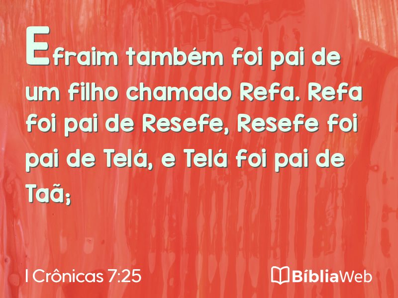 I Crônicas 7:25 em imagem para compartilhar