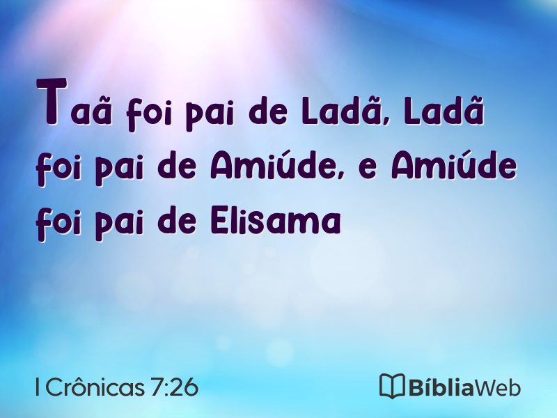 I Crônicas 7:26 em imagem para compartilhar