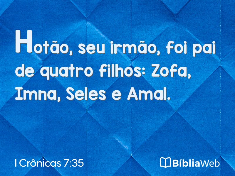 I Crônicas 7:35 em imagem para compartilhar