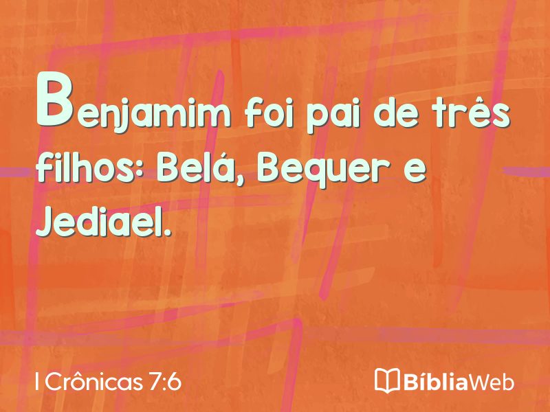I Crônicas 7:6 em imagem para compartilhar