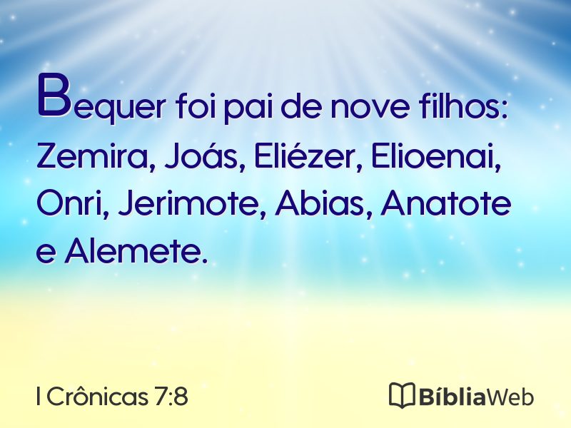 I Crônicas 7:8 em imagem para compartilhar