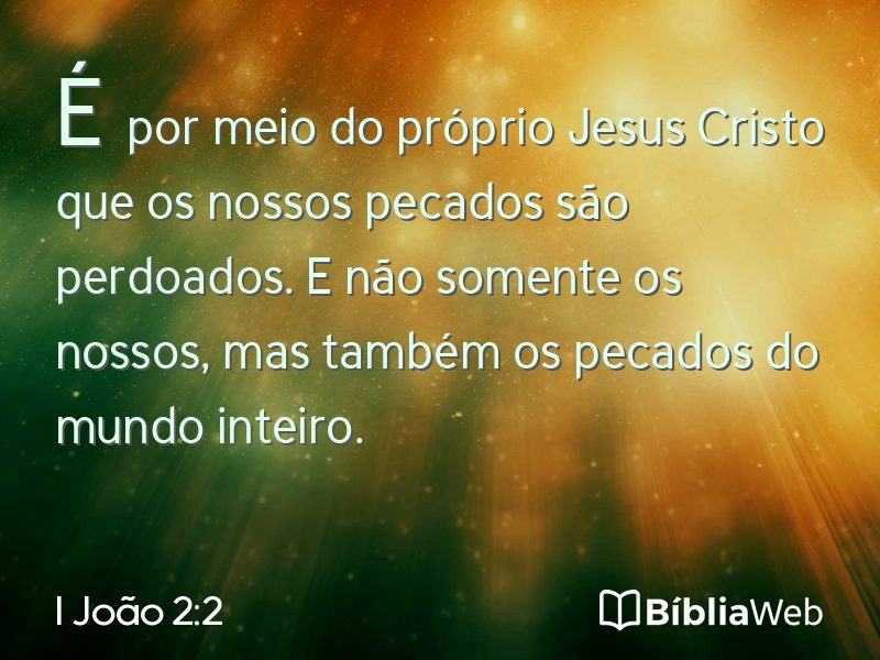 I João 2:2 em imagem para compartilhar
