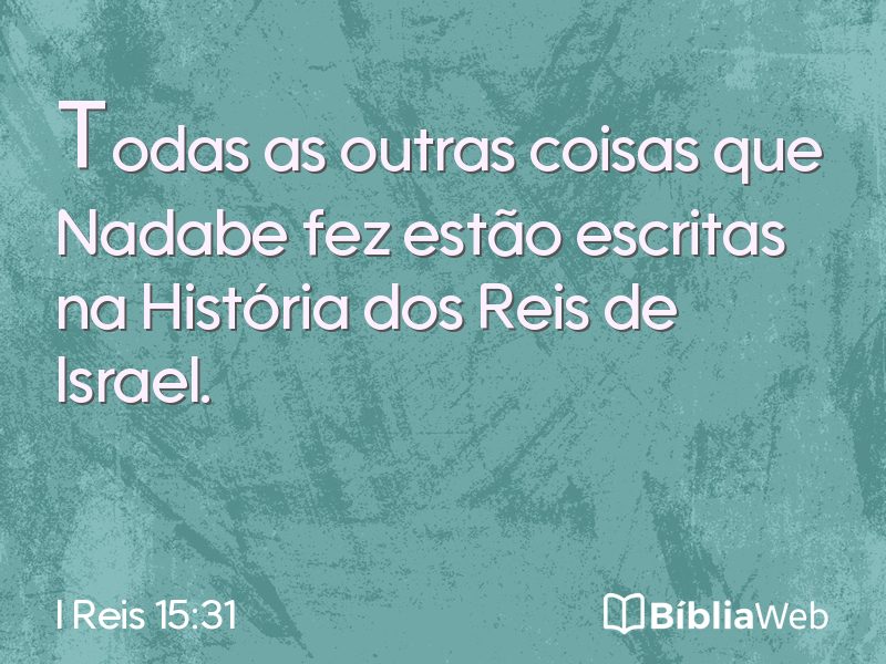 I Reis 15:31 em imagem para compartilhar