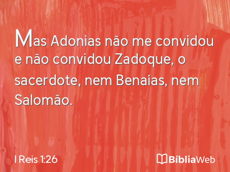 I Reis 1:26 em imagem para compartilhar