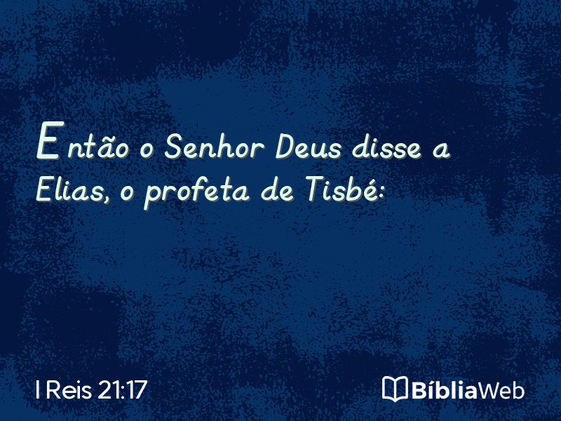 I Reis 21:17 em imagem para compartilhar