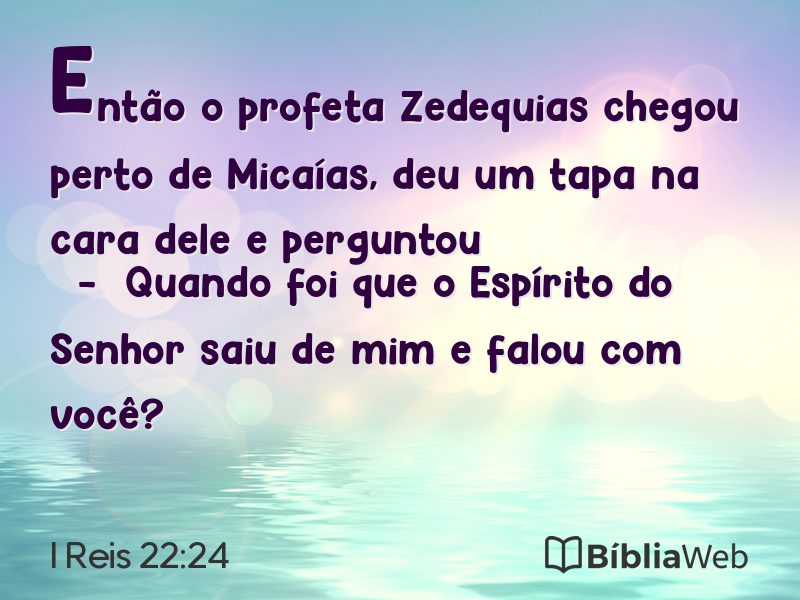 I Reis 22:24 em imagem para compartilhar