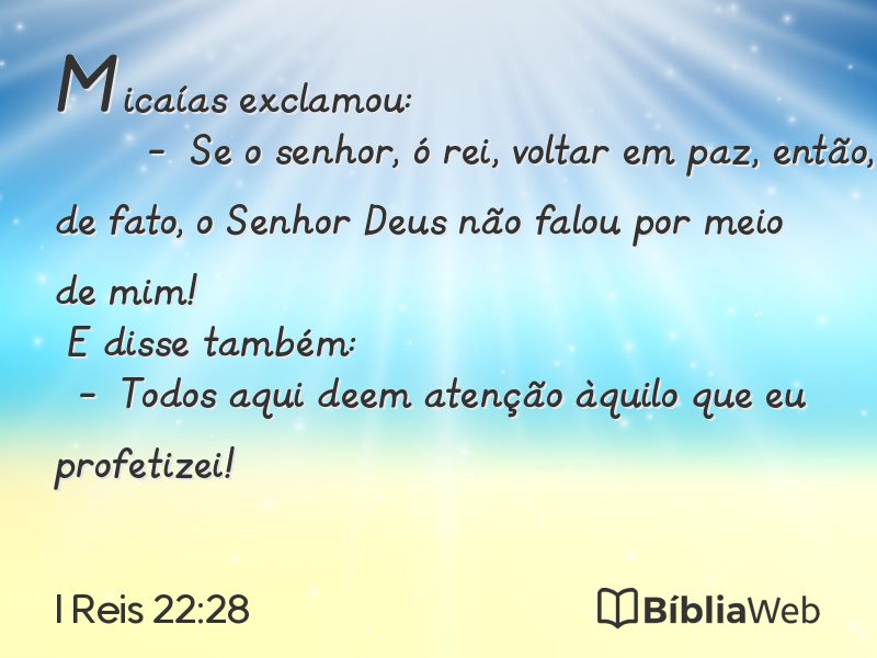 I Reis 22:28 em imagem para compartilhar