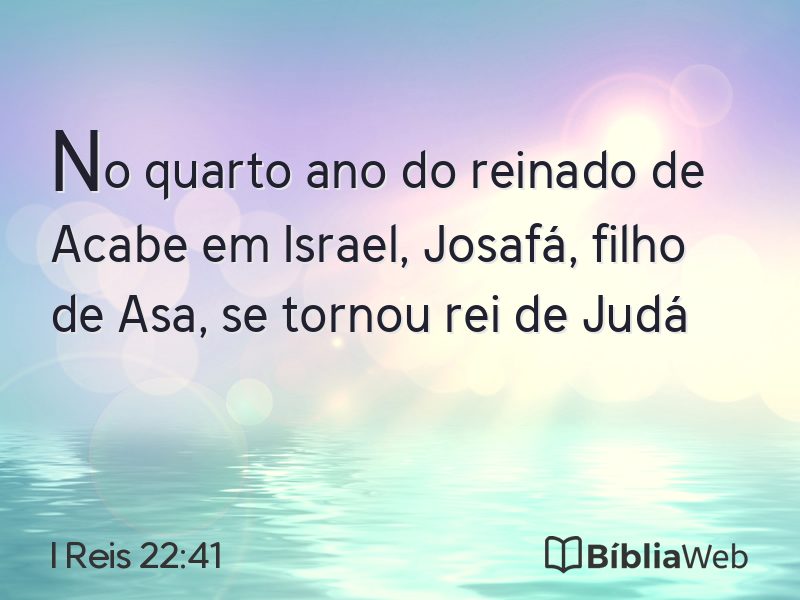 I Reis 22:41 em imagem para compartilhar