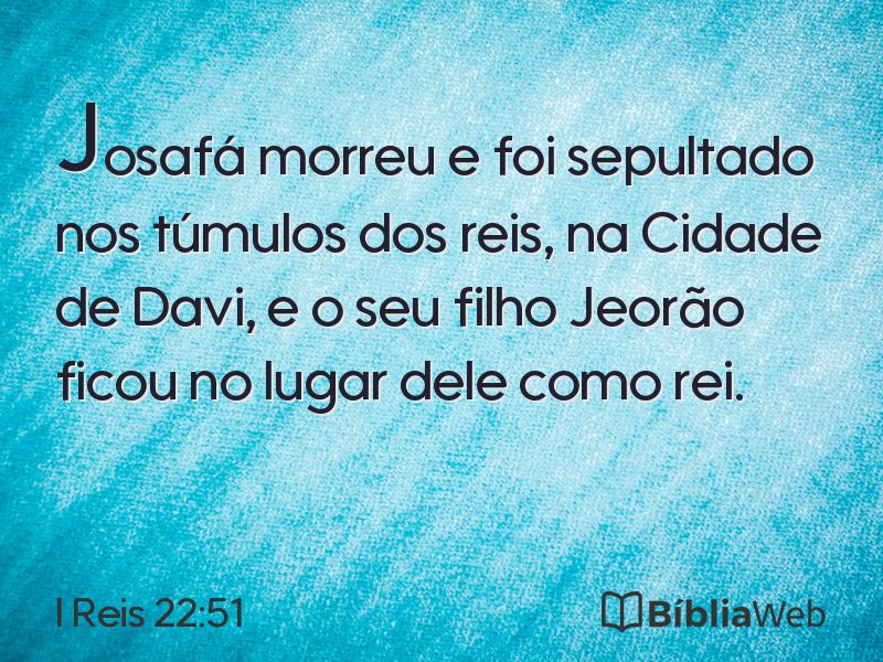 I Reis 22:51 em imagem para compartilhar