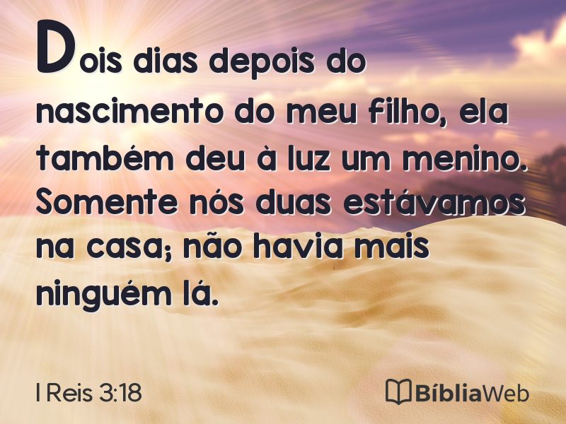 I Reis 3:18 em imagem para compartilhar