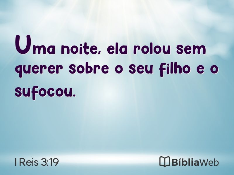 I Reis 3:19 em imagem para compartilhar