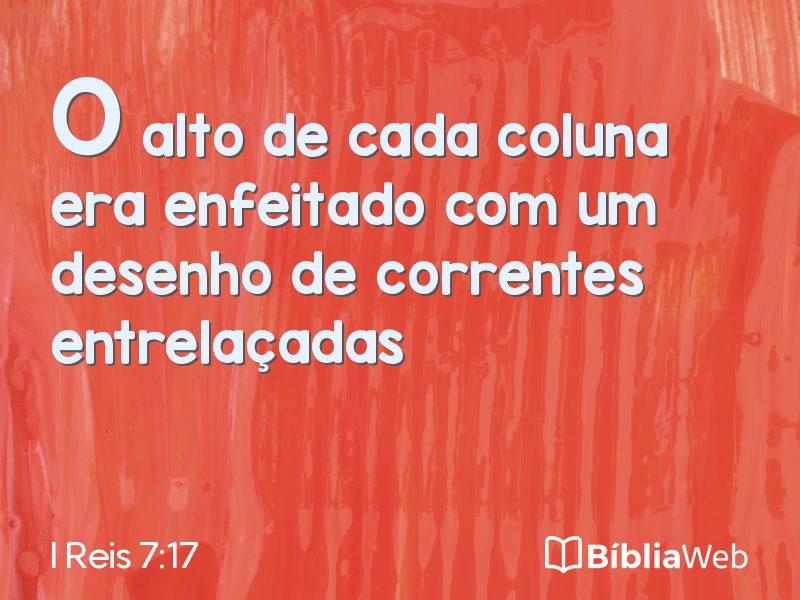 I Reis 7:17 em imagem para compartilhar