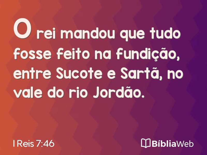 I Reis 7:46 em imagem para compartilhar