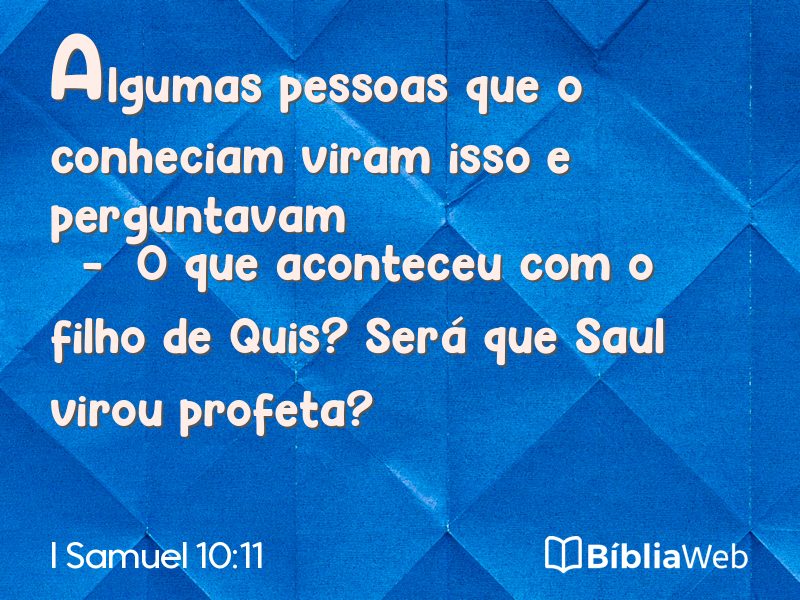 I Samuel 10:11 em imagem para compartilhar