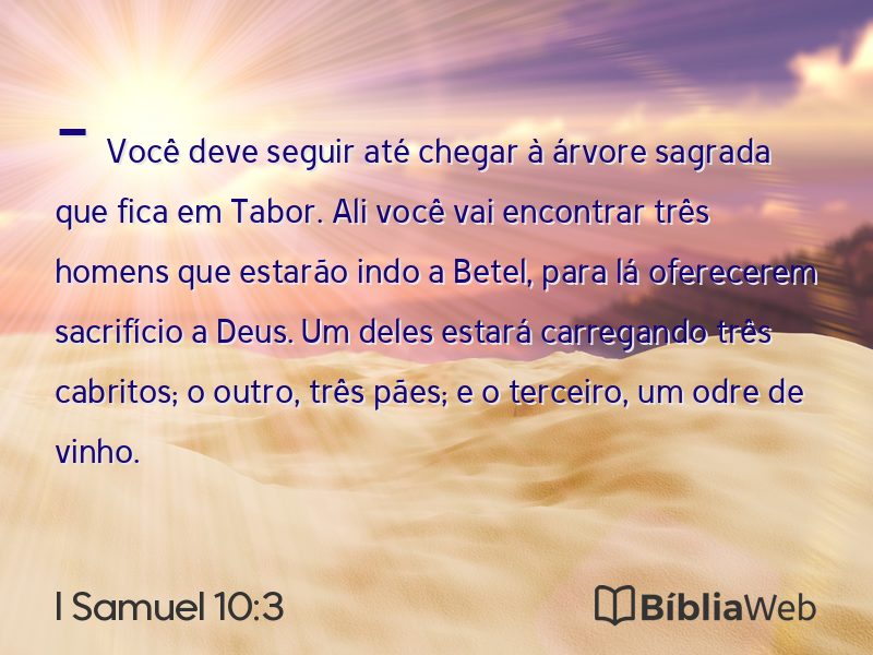 I Samuel 10:3 em imagem para compartilhar