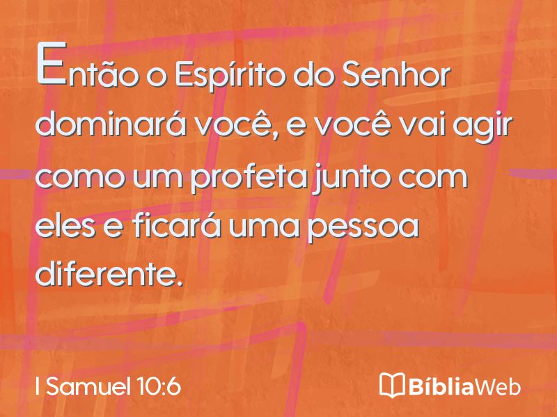 I Samuel 10:6 em imagem para compartilhar