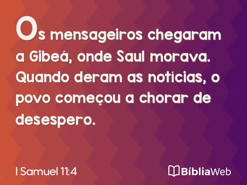 I Samuel 11:4 em imagem para compartilhar