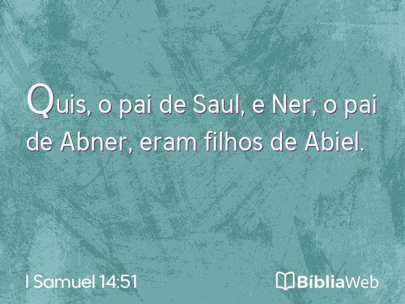 I Samuel 14:51 em imagem para compartilhar